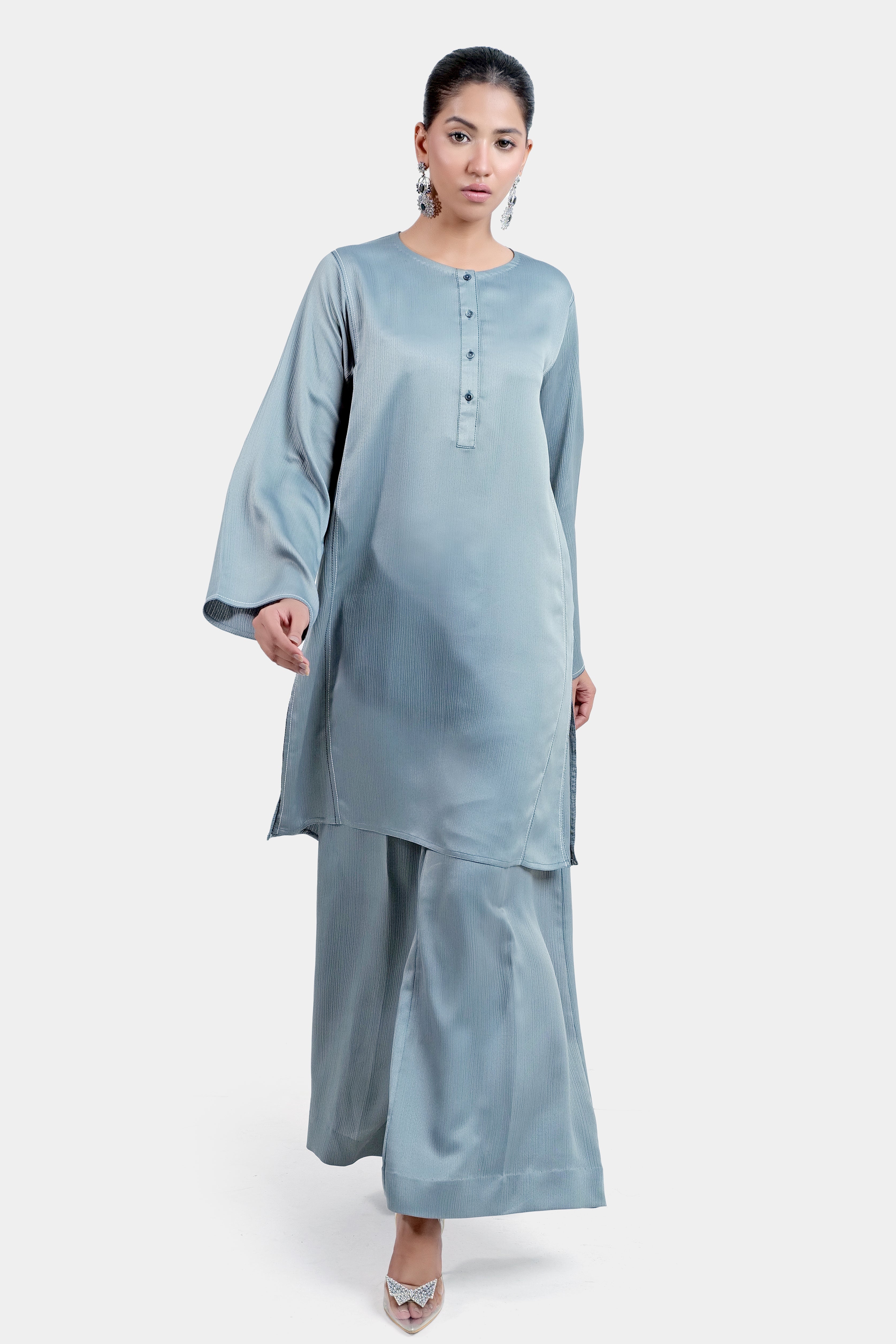 Grey Kurta Set (2 Piece)