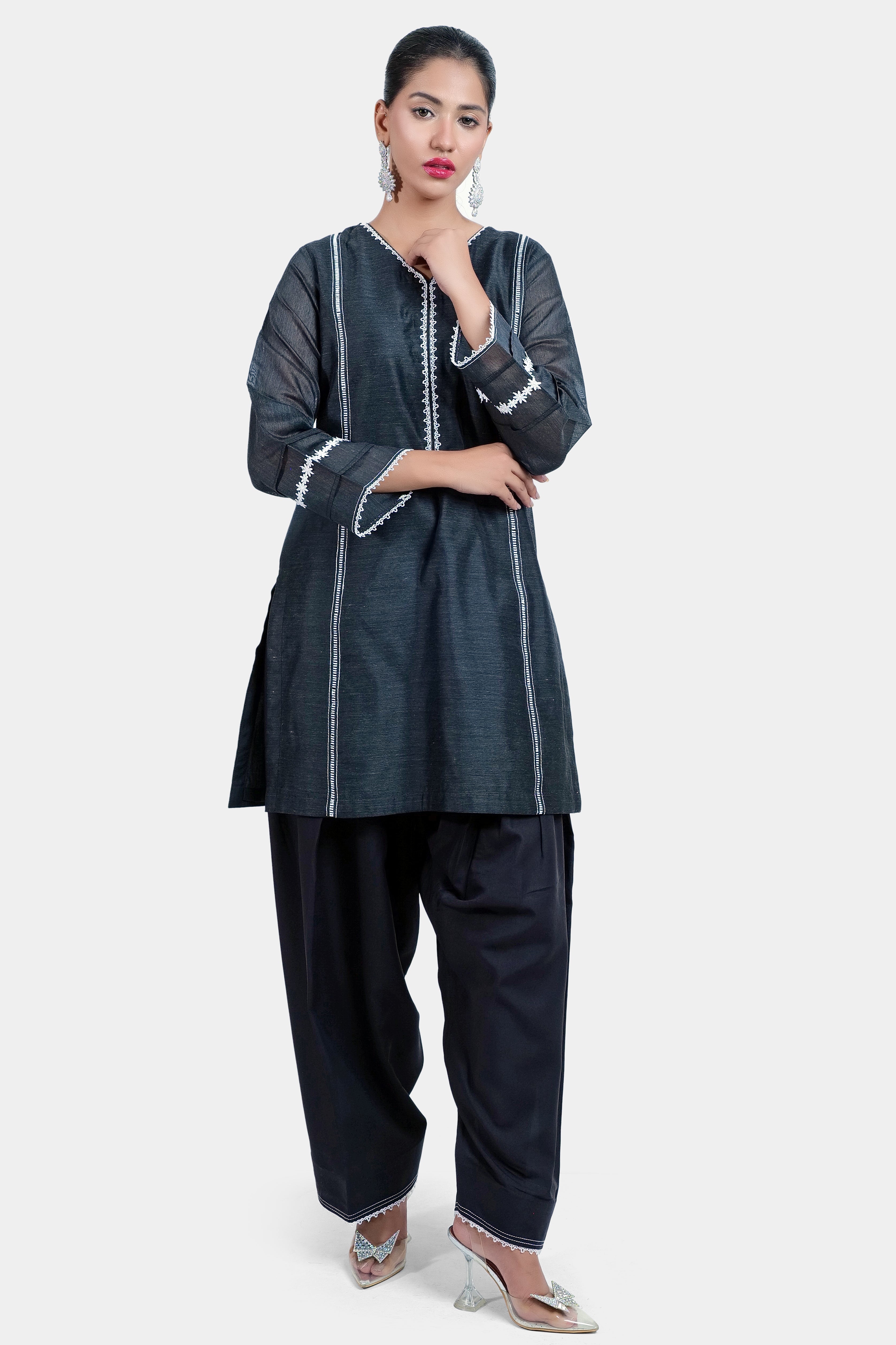 Shalwar Kameez-Black